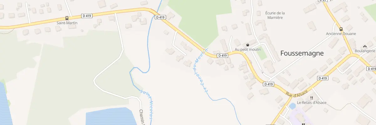 Plan du 1 Imp du Paquis à Foussemagne