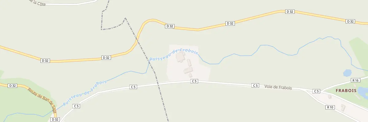 Plan du 1A Frabois à Ban-de-Sapt