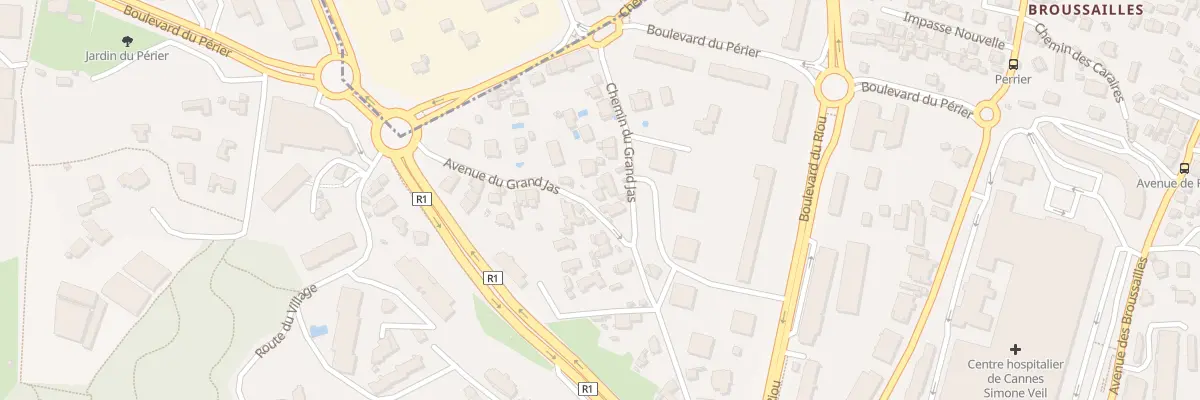 Plan du 64 Av du Grand Jas à Cannes