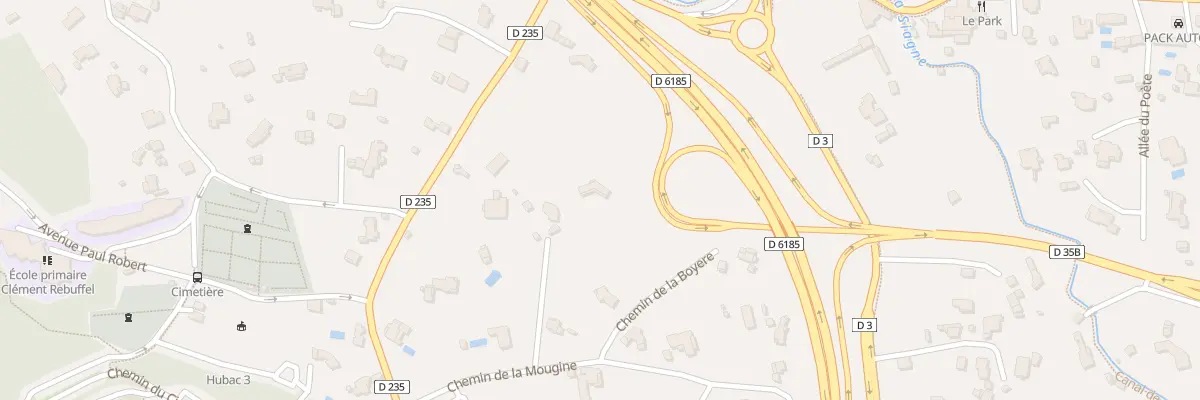 Plan du 105 Che de la Boyere à Mougins