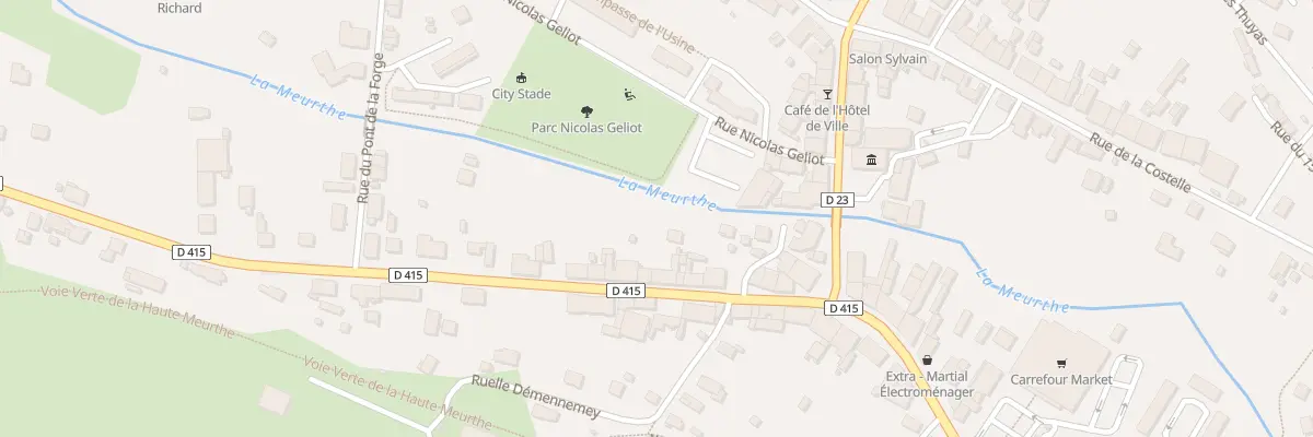 Plan du 14 Rue Eugène Mathis à Fraize