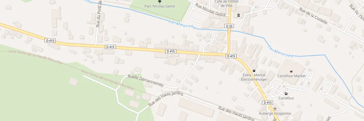 Plan du 9 Rue Eugène Mathis à Fraize