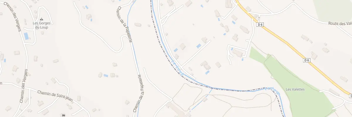 Plan du 225 Che de la Papeterie à Tourrettes-sur-Loup