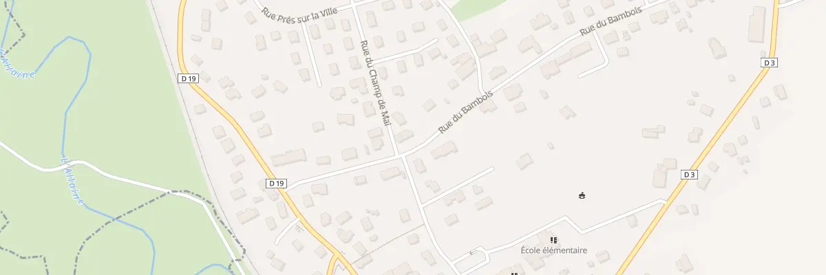 Plan du 9 Rue du Bambois à Joncherey