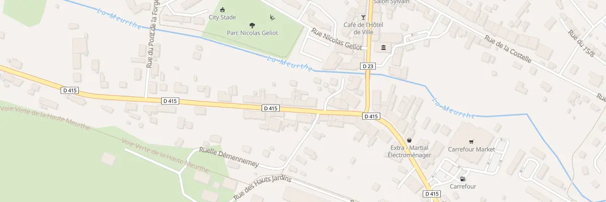 Plan du 10 Rue Eugène Mathis à Fraize