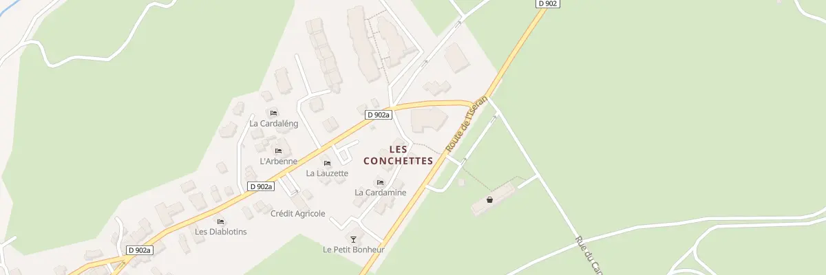 Plan du 5421 Les Conchettes à Bessans