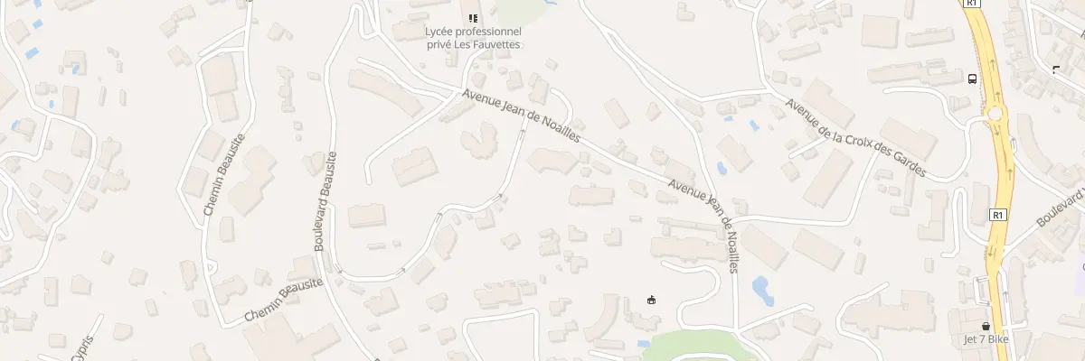 Plan du 31 Av Jean de Noailles à Cannes