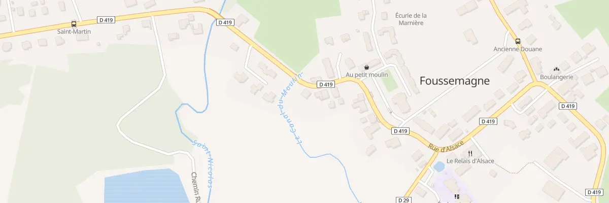 Plan du 4 Rue d’Alsace à Foussemagne