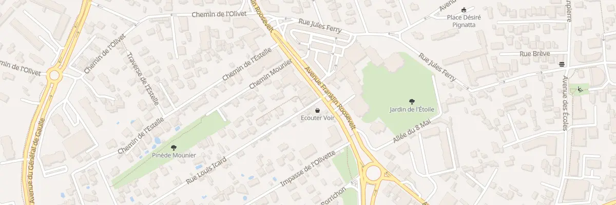 Plan du 2 Rue Louis Icard au Cannet
