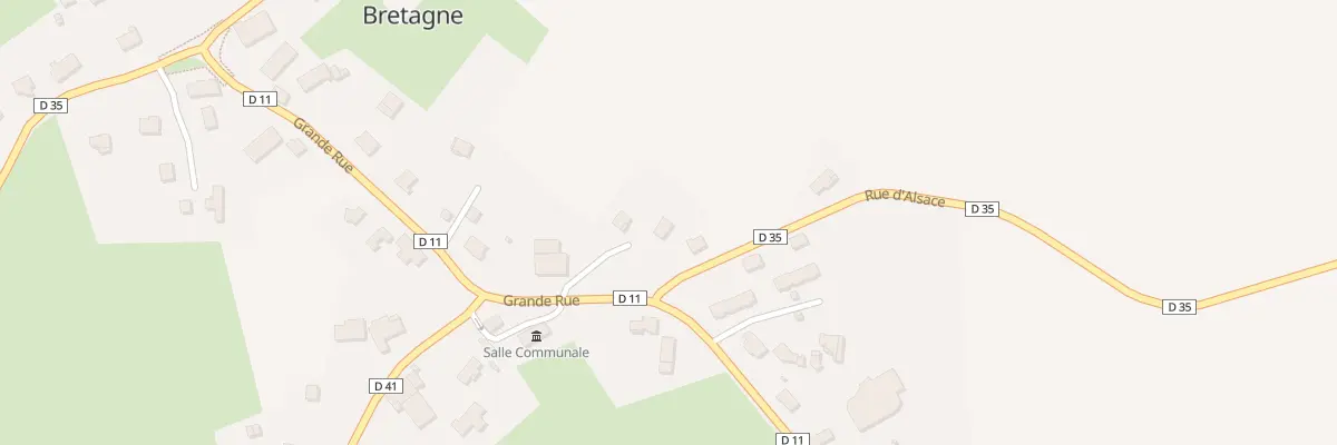 Plan du 1 Rue d’Alsace à Bretagne