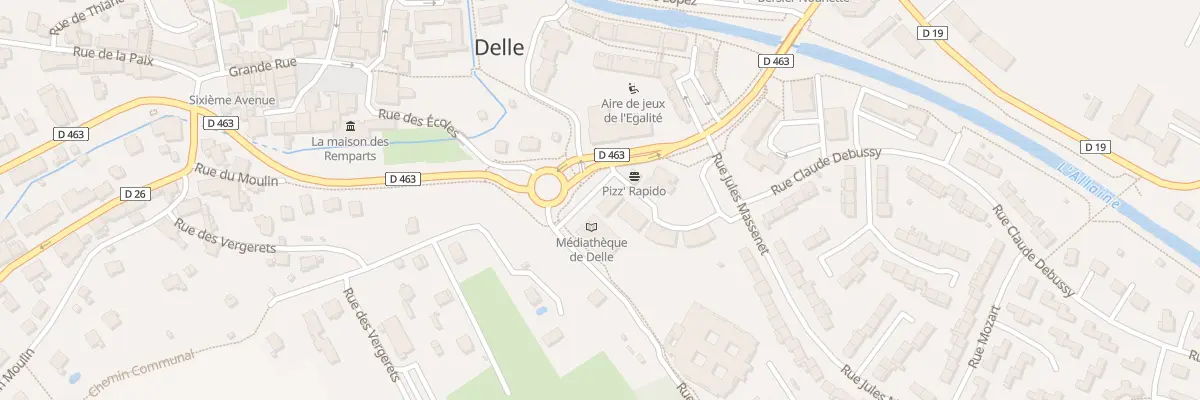Plan du 4 Rue Antonio Vivaldi à Delle
