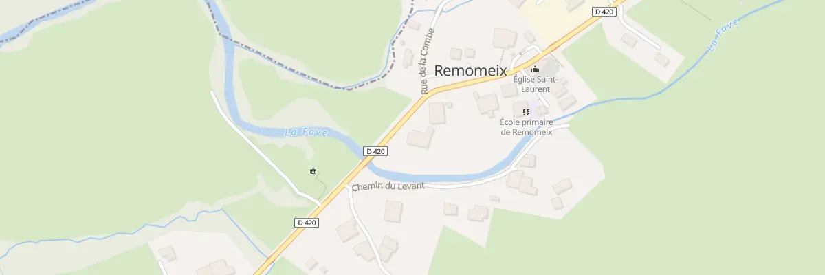 Plan du 26 Rte de Saâles à Remomeix