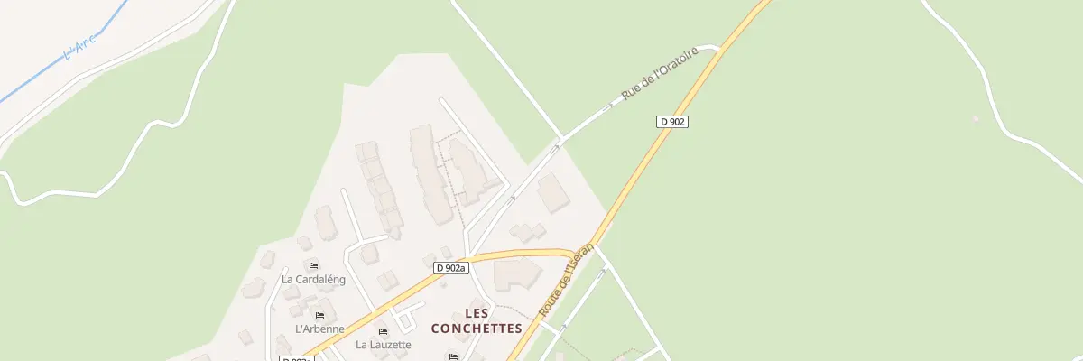 Plan du 100 Rue de l’Oratoire à Bessans