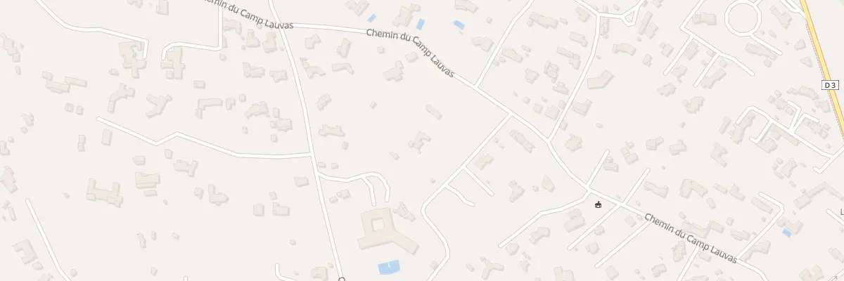 Plan du 723 Che de Camp Lauvas à Mougins