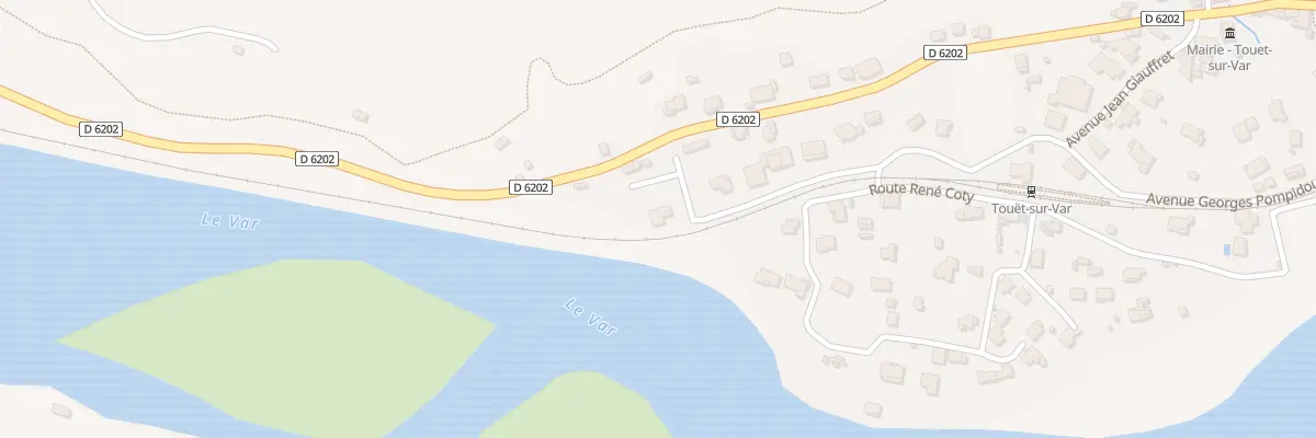 Plan du 5000A Plan à Touët-sur-Var