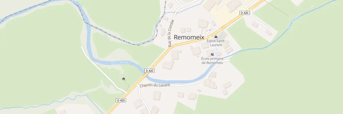 Plan du 30 Rte de Saâles à Remomeix