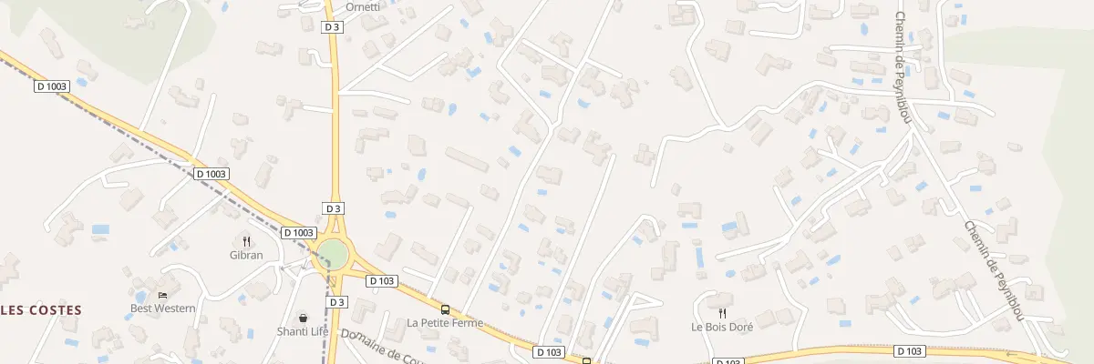 Plan du 127 Rte d’Antibes à Valbonne