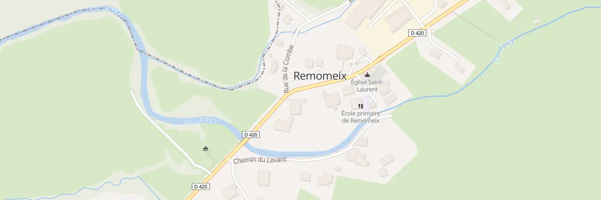 Plan du 32 Rte de Saâles à Remomeix