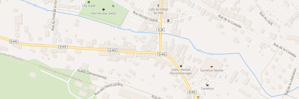 Plan du 2 Rue Eugène Mathis à Fraize