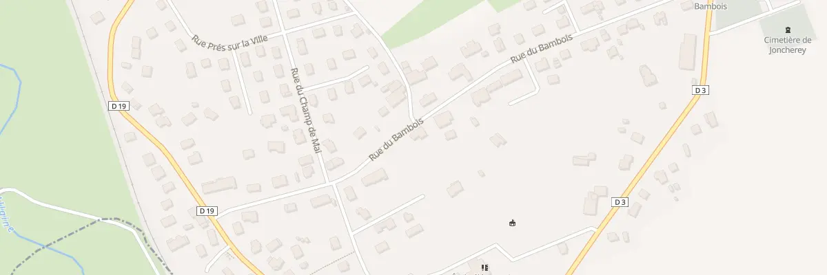 Plan du 12 Rue du Bambois à Joncherey