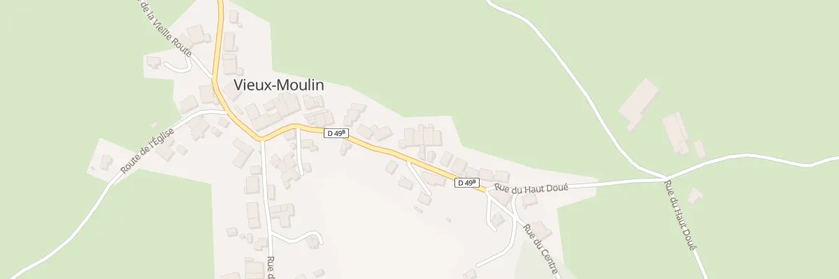 Plan du 25 Rue du Centre à Vieux-Moulin