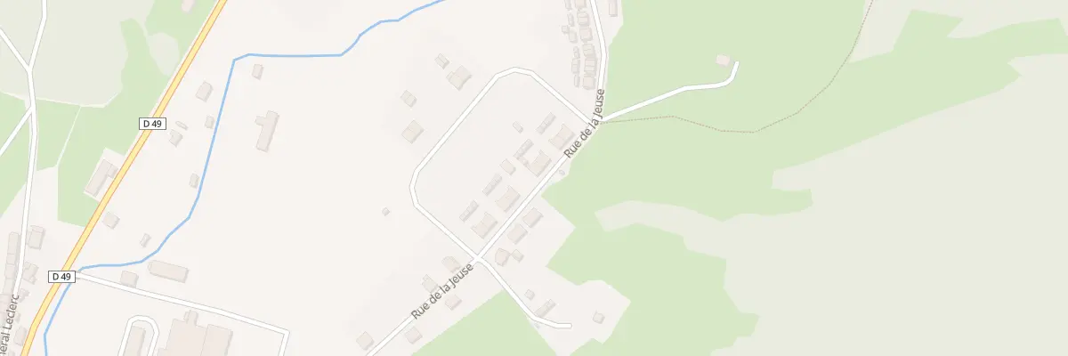 Plan du 42 Rue de la Jeuse à La Petite-Raon