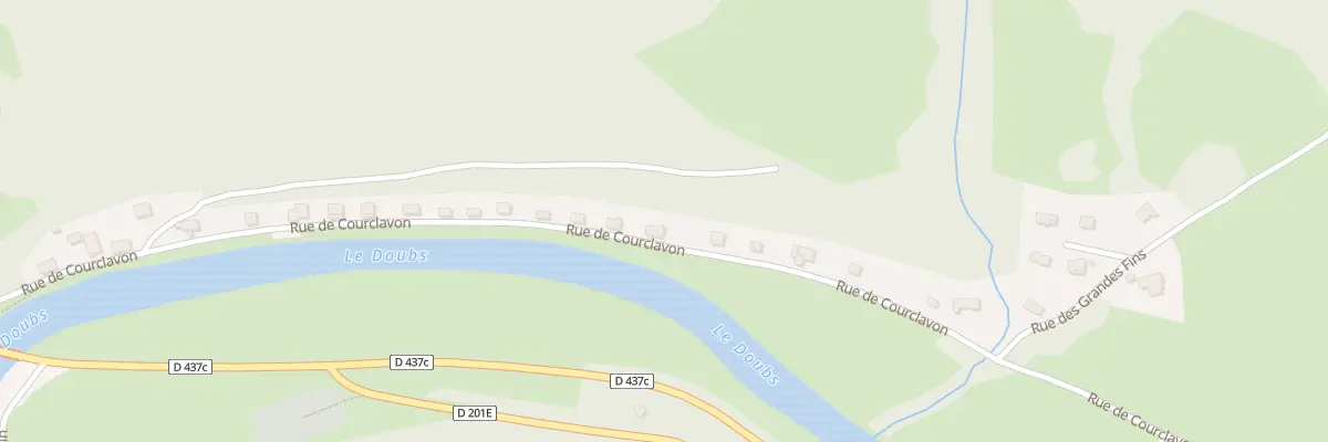 Plan du 35 Rue de Courclavon à Glère