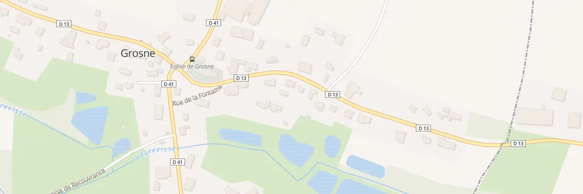 Plan du 17 Rue Charles de Gaulle à Grosne