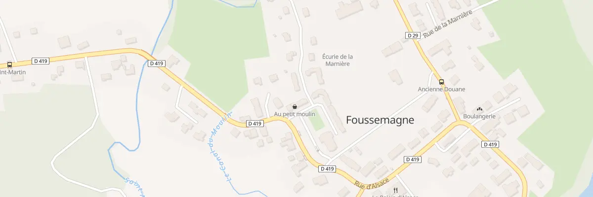Plan du 5 Pl du Moulin à Foussemagne