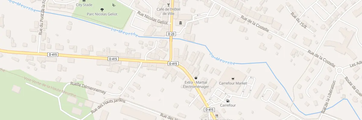 Plan du 2 Rue Mal de Lattre de Tassigny à Fraize