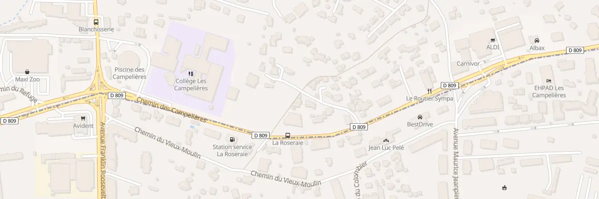 Plan du 329 Che des Campelieres à Mougins