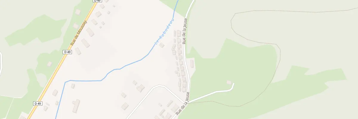 Plan du 56 Rue de la Jeuse à La Petite-Raon