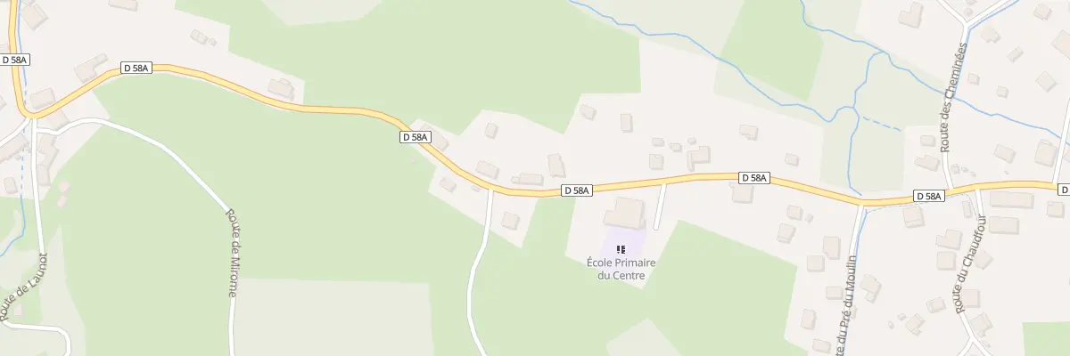 Plan du 180 Rte de la Haute Mandray à Mandray