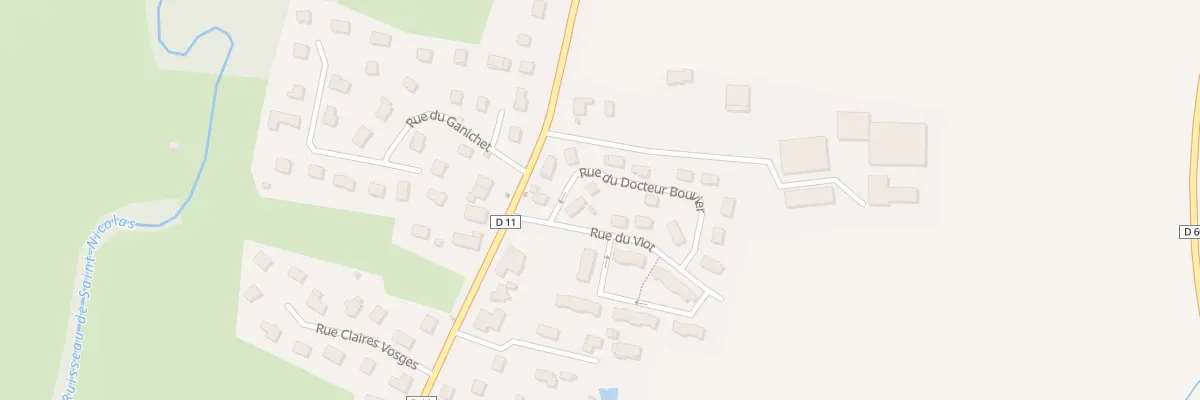 Plan du 10 Rue du Docteur Bouvier à Fontaine