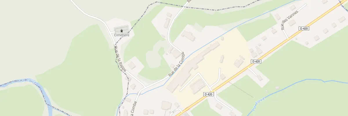Plan du 15 Rue de la Combe à Remomeix