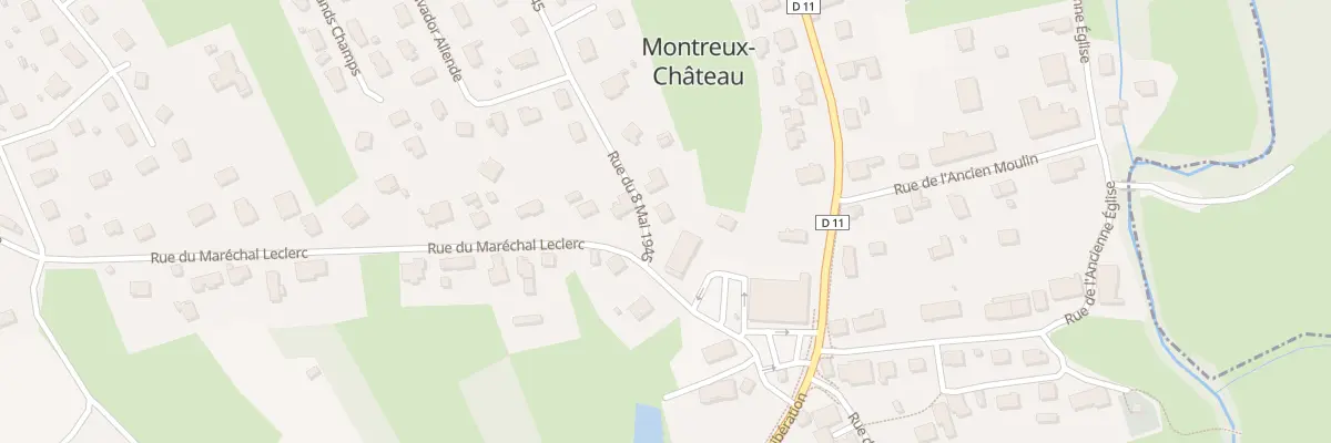 Plan du 6 Rue du Mal Leclerc à Montreux-Château
