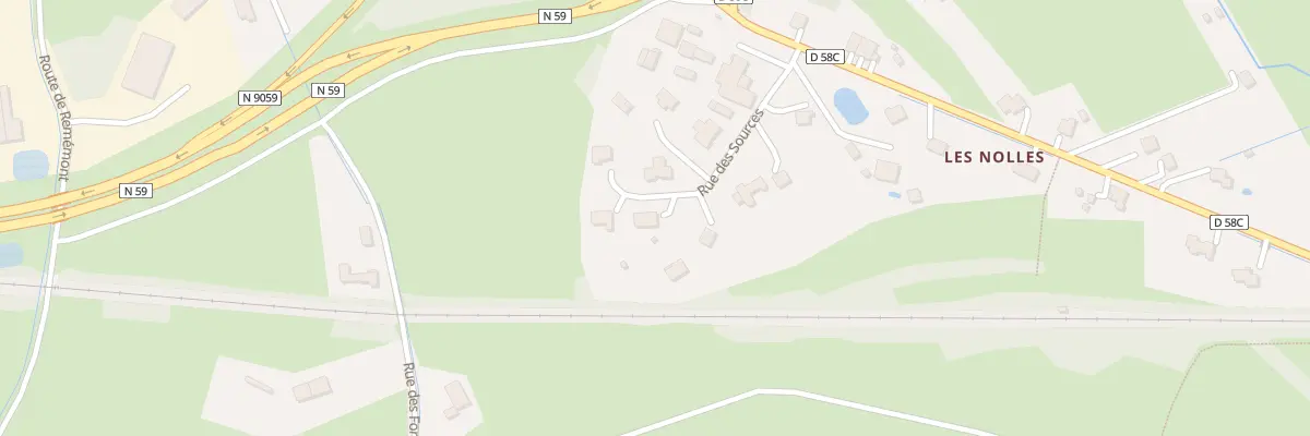 Plan du 11 Rue des Sources à Remomeix