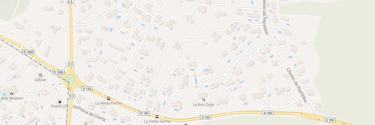 Plan du 1494M Che de Peyniblou à Valbonne