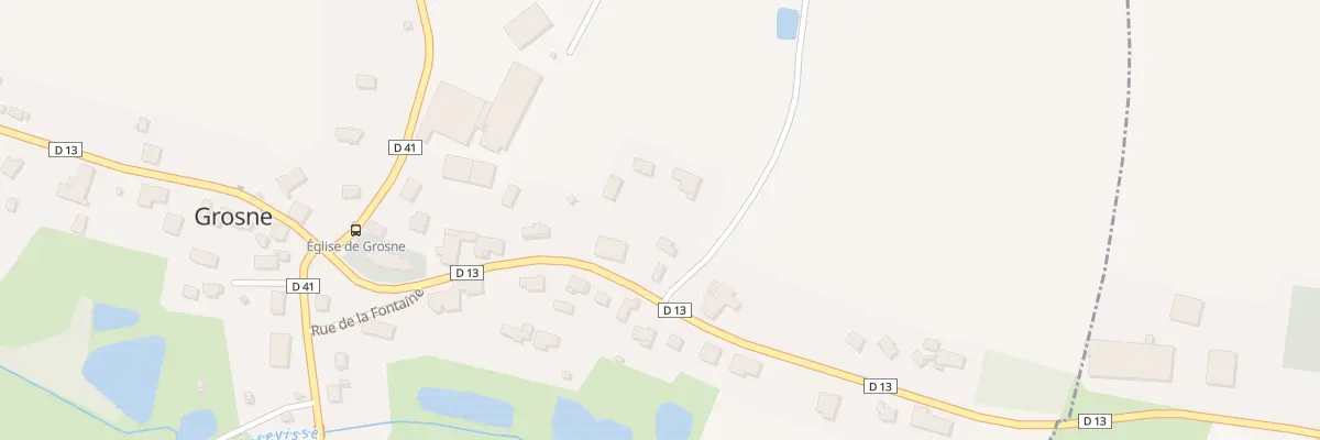 Plan du 8T Rue Charles de Gaulle à Grosne