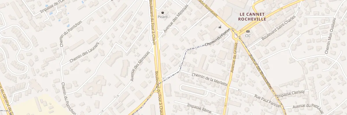 Plan du 22B Che du Perrier au Cannet