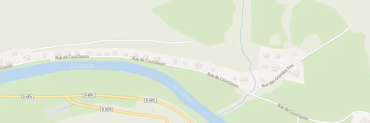 Plan du 39 Rue de Courclavon à Glère