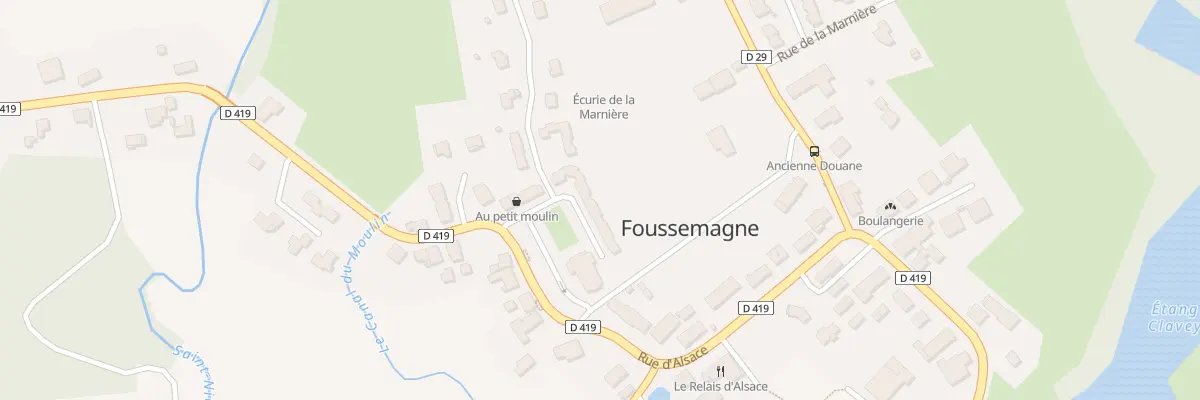 Plan du 15 Pl du Moulin à Foussemagne