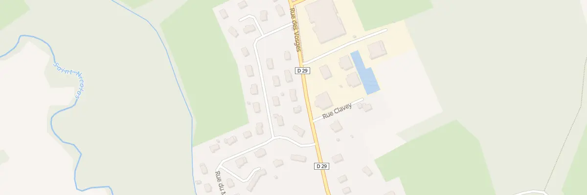 Plan du 13A Rue des Vosges à Foussemagne