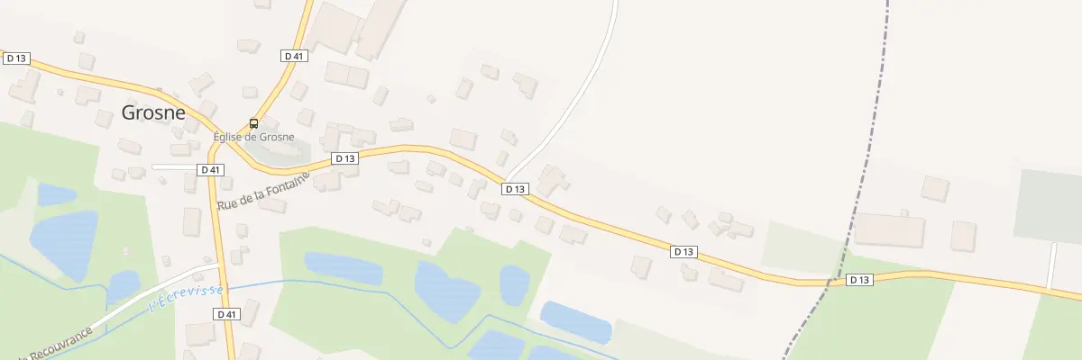 Plan du 8 Rue Charles de Gaulle à Grosne
