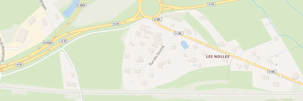 Plan du 4 Rue des Sources à Remomeix