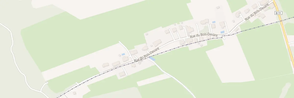 Plan du 24 Rue du Bois Devant à Petitefontaine