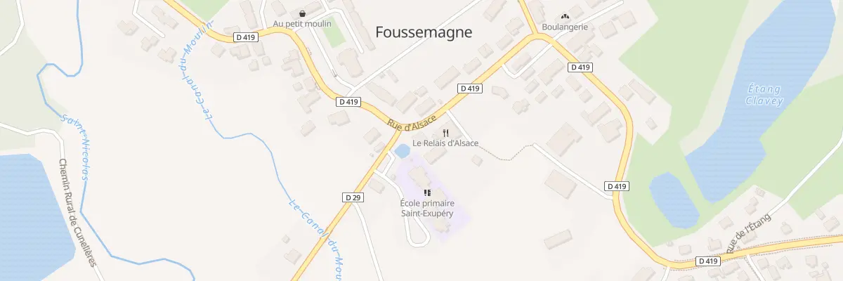 Plan du 26 Rue d’Alsace à Foussemagne