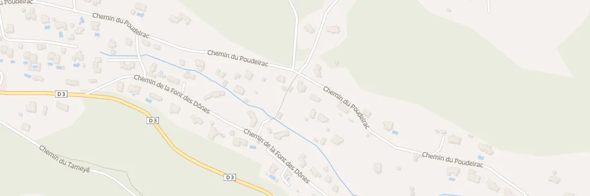 Plan du 38 Che du Poudeirac à Opio