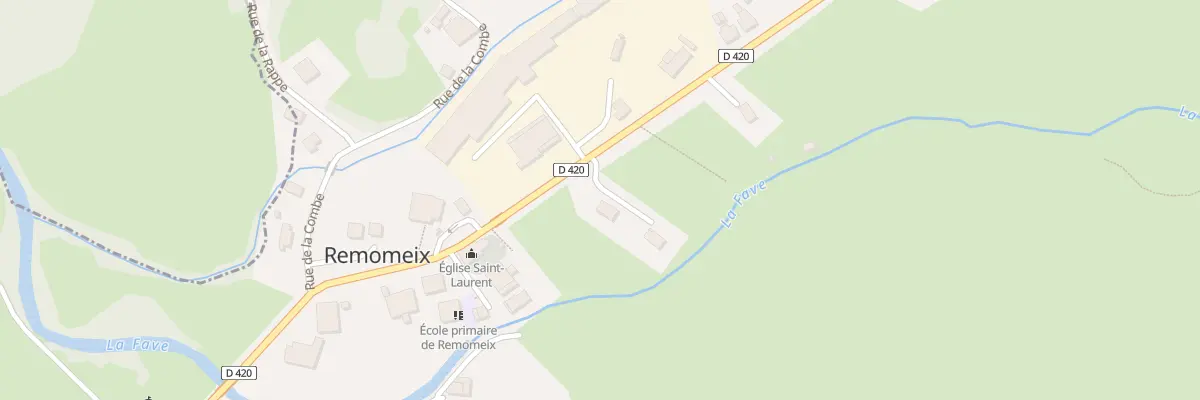 Plan du 48 Rte de Saâles à Remomeix