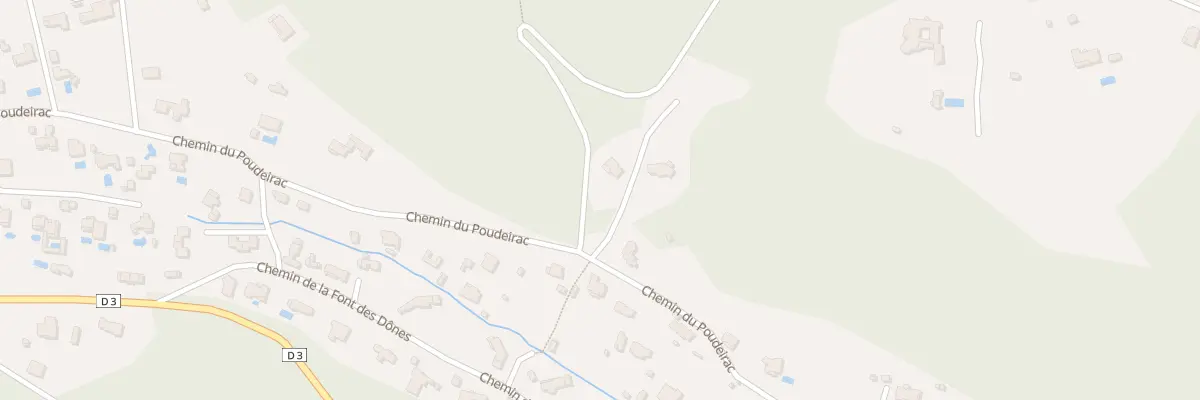 Plan du 29 Che du Poudeirac à Opio